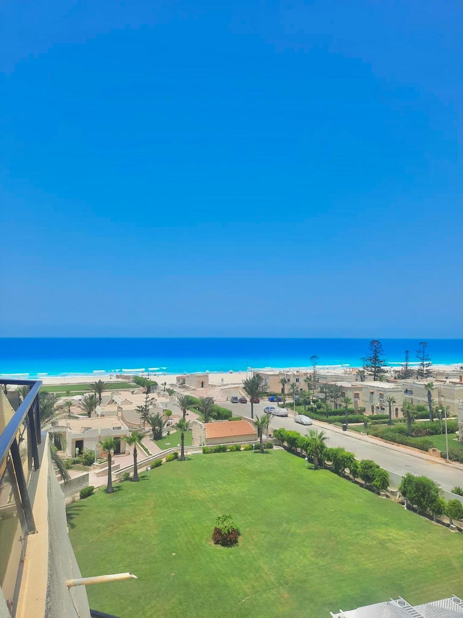Borg El Arab Beach Resort Esterno foto View of the Mediterranean Sea from the city